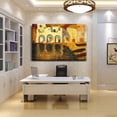 thumbnail image 3 of Salvador Dali Wall Art Dalí Portdogu Cadaqu Surrealist Framed Painting Canvas Art For Bedroom Livingroom Decoration Ready to Hang, 3 of 6