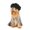 Black, variant on Pet Wig, Red Curly Afro Hairstyle, 1 Pack for Cats and Dogs, Funny Cosplay Costume Accessory for Halloween Christmas Holiday Party Photo Props