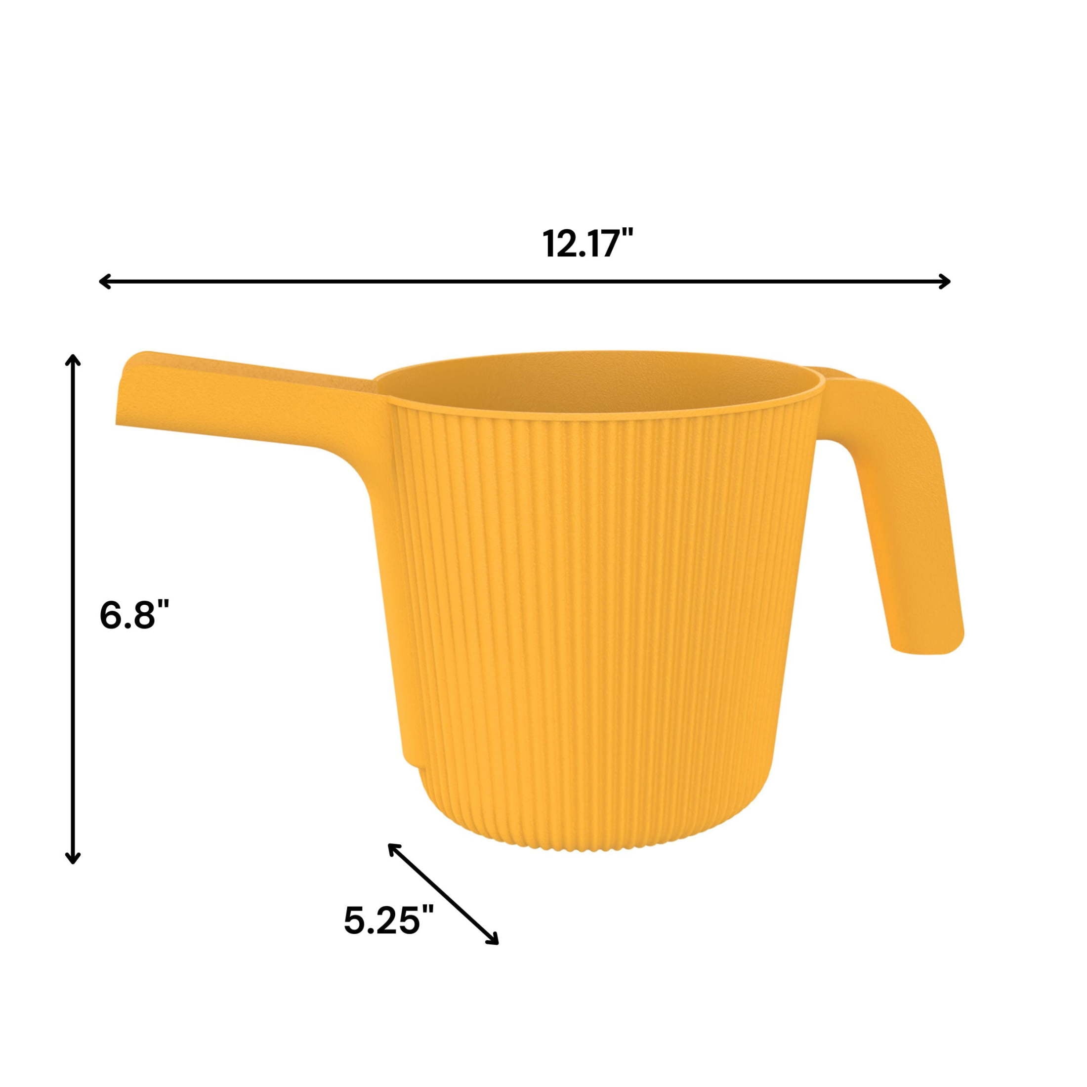 Expert Gardener 0.5 gal. Resin Watering Can, Daisy Yellow