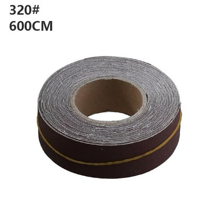 

Goodhd 6 Meters Emery Cloth Roll Polishing Sandpaper Grinding Tools Tape Abrasive Paper
