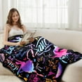 thumbnail image 3 of Dance Blanket Gifts for Women Girls, Dance Lovers Throw Blanket Super Soft Lightweight Travel Bed Sofa Blankets for Dancer Team Lovers Competition Accessories, 50 × 60 Inch, 3 of 7