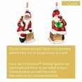 thumbnail image 3 of Every Day is Christmas Glass Blown Ornaments 2021 Cute Hand Made Figurines Tree Decoration, Chimney Santa, 3 of 5