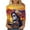 A24 Multicolor, variant on Day of the Dead Shirts for Women Dia De Los Muertos 3/4 Sleeve Shirt Sugar Skull Plus Size Crew Neck Tunic Tops Winter Cozy Casual Sweatshirts