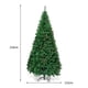 thumbnail image 3 of Costway 2,1m Árbol de Navidad Artificial con Base Metálica Material PVC Hogar Abeto Verde, 3 of 7