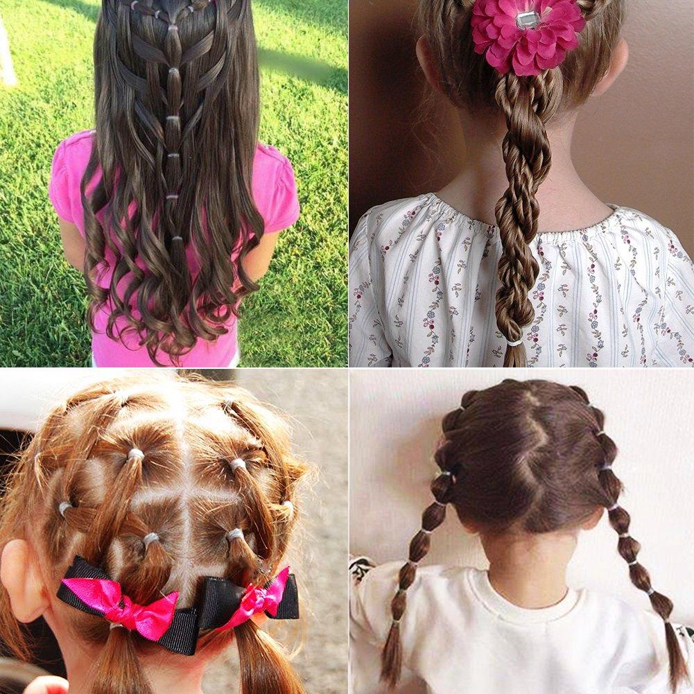EAONE 1500 Pieces Clear Elastic Hair Bands, Rubber Hair Ties Packaged in  Box for Girls 1500Pcs - Walmart.com