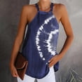 thumbnail image 2 of Womens Tops & T-Shirts,Women's undershirt tie-dye straps sleeveless small suspenders, 2 of 5