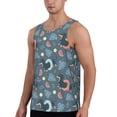 thumbnail image 2 of Xecao Watermelons Dachshunds Men's Tank Top Workout Quick Dry Sleeveless Gym Jogging Muscle Shirts Summer Swim Beach Tops, 2 of 9
