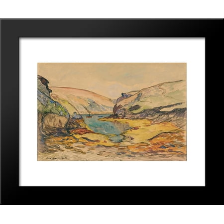 The Conch at Vieux-Chateau 20x24 Framed Art Print by Maufra, Maxime