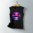 thumbnail image 5 of Titcea Womens Tank Tops Palm Tree Printed Round Neck Sleeveless Graphic Tees Beach Holiday Travel Workout Tank Tops, 5 of 5