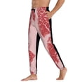 thumbnail image 3 of Xecao Red Meat Print Active Tech Joggers for Men, Mens Sweatpants Lounge Pants with Pockets-3X-Large, 3 of 5