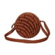 thumbnail image 1 of Bolsa en forma de PAN DE CONCHA, Diseño de Pan Dulce, Bandolera Redonda, Cross-Body para Mujer, Color Café, Correa Cruzada y Ajustable, Moda Kawaii. (Bolsa para Mujer)., 1 of 5