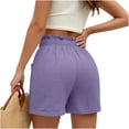 thumbnail image 5 of Dvprdro Womens Mid Waist Skort with Liner Solid Color Tennis Golf Workout Skirt Pants Casual, 5 of 7