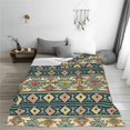 thumbnail image 3 of Yiaed Traditional Tribal Aztec1 Pattern Fleece Throw Blanket,Fleece Throw Blankets for Couch & Bed All Season Use -40"x30", 3 of 6