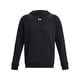 thumbnail image 4 of Sudadera con capucha Under Armour Rival Fleece para hombre, color blanco y negro, talla M, 4 of 5