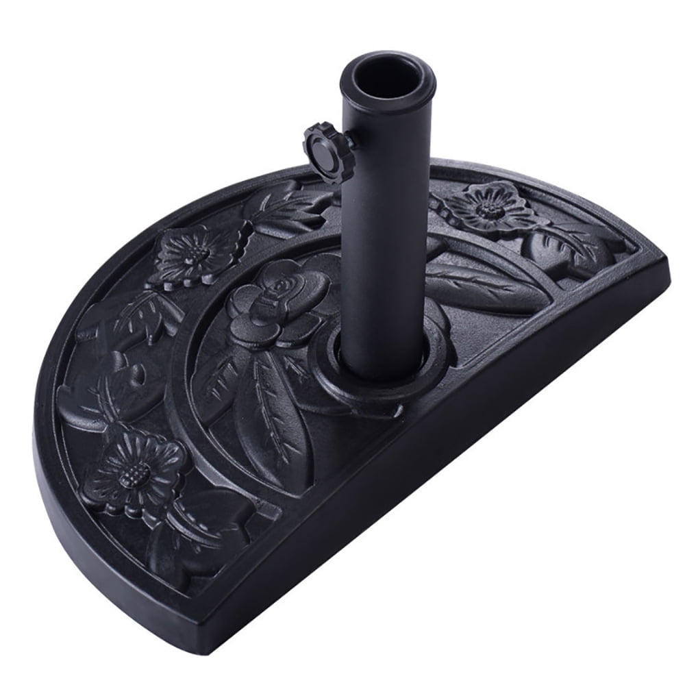 Aimee Lii 20 inch Outdoor Patio Half Round Umbrella Base, Patio Umbrella Stand Aimee Lii 20 inch Outdoor Patio Half Round Umbrella Base, Patio Umbrella Stand