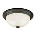thumbnail image 7 of Millennium Lighting 11" 2 Lights Metal Flushmount Light in Satin Nickel, 7 of 7