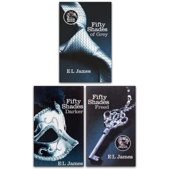 Pre-Owned E L James Fifty Shades Series 3 Books Collection Set (Fifty Shades of Grey, Fifty Shades Darker, Fifty Shades Freed) Paperback