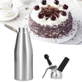 thumbnail image 4 of Espuma de Crema de Aleacio de Aluminio, 1000 ml de Crema Con 3 Boquillas de Decretación, Diseño de Anillo de Sellado, Múltiples Cerraduras de, 4 of 7