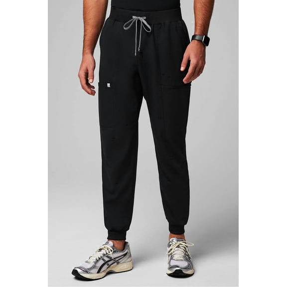Fabletics Men's All-Shift Scrub Jogger - 4-Way Stretch, Breathable, Lightweight, Mid-Rise, Semi-Slim Fit (Extended Sizes Available)