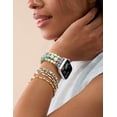thumbnail image 7 of Wearlizer Natural Stone Strap Compatible with Apple Watch Band for Women 38/40/41/42/44/45/46/49mm, Stretch Jasper Beaded Bracelet Band, Handmade Boho Elastic Strap for iWatch Series 11-1/Ultra, 7 of 7