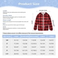 thumbnail image 5 of Kids Zip Up Hoodie for Boys Girls Toddler - black red buffalo plaid Checkered Lightweight Long Sleeve 4T Boys Girl Clothes, Sun Protection Windproof Jackets Hoodie Sweatshirt, 5 of 7