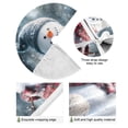 thumbnail image 2 of Ryvnso Christmas Tree Skirt Snowman in Winter Christmas Xmas Tree Skirts Ornament Home Decorations 35.4", 2 of 6