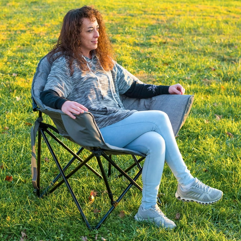 Ozark Trail Camping Club Chair Gray Adults Walmart