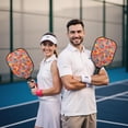thumbnail image 6 of Pickleball Paddles Set,Pioneer Flower Floral Print Pattern Fiberglass Surface Pickleball Racket Set with 2 Indoor Outdoor Pickleball Balls and Pickleball Bag,Pickle-ball Equipment, 6 of 6