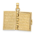 thumbnail image 6 of 14K Yellow Gold Moveable 3-D Lord's Prayer Holy Bible Pendant, 6 of 7