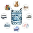 thumbnail image 6 of Kll Sea Underwater Jellyfish Waterproof Foldable Laundry Hamper Bucket With Handles For Storage Bin,Kids Room,Home Organizer (Medium), 6 of 8