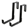 thumbnail image 3 of OUNONA 1 Pair Black Plant Hanger Wall Hook, Decorative Flowerpot Holder for Indoor and Outdoor Use, 3 of 7