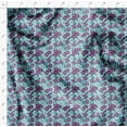 thumbnail image 4 of Soimoi Floral Print - Blue, Moss Georgette Fabric Material - 42 Inch Wide, 1 Yard, Unstitched Versatile Fabric For Dresses, Skirts, Blouses, Drapery Projects, 4 of 6