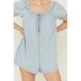 thumbnail image 3 of Free People Women's Daisy Denim Doll Romper Blue X-  US, 3 of 4
