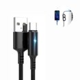 thumbnail image 2 of Cable De Datos Tejido 5A Tipo C, Línea De Carga Universal De 40W, Cable De Cargador Portátil Con Luz Indicadora Led Para Teléfono Móvil, Hogar Y Oficina Inevent EL013987-02, 2 of 5