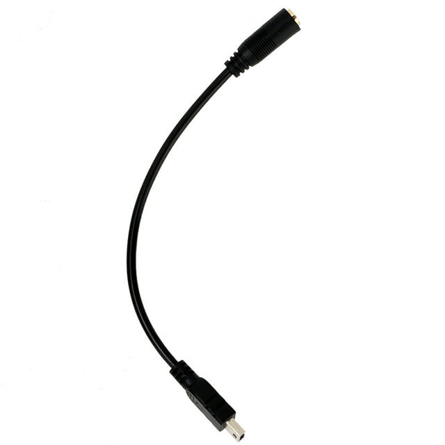 3.5mm Mini USB Adapter Cable, Plug and Play Lightweight Stereo Audio Jack for Cameras with 3.5mm Adapter Cable, Mini Design, Portable, Durable, for Hero3,3+,4 Camera