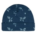 thumbnail image 2 of Gerber Essentials Gorro Azul Blanco Bebé Pack 4 Piezas Suaves Algodón 0-6 Meses, 2 of 5