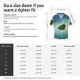 thumbnail image 7 of Wukai Paradise Island Men's Casual Short-Sleeve Button Down Shirt - Lightweight Summer Dress Shirt for Daily Wear-Medium, 7 of 7