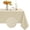Beige, variant on 100% Waterproof PVC Tablecloth, Rectangle Oil Spill Proof Stain Resistant Vinyl Table Cloth, Wipe Clean Plastic Table Covers for Kitchen/Dining/Parties - 60 x 84 Inch, Black