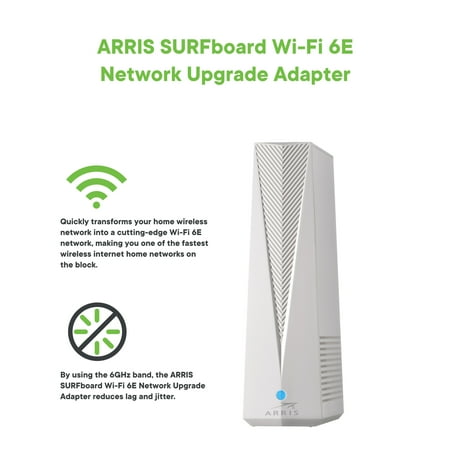 ARRIS - SURFboard Wi-Fi 6E Network Upgrade Kit - White
