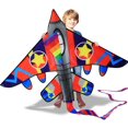 thumbnail image 4 of Cometas De Avión De Combate Honbo De 58 Pulgadas Para Niños, Cometa Fácil De Volar Para Adultos Con Carrete De Cometa Y Cometa Principiante De Cuerda De 200 Pies Para Viaje A La Playa, 4 of 7