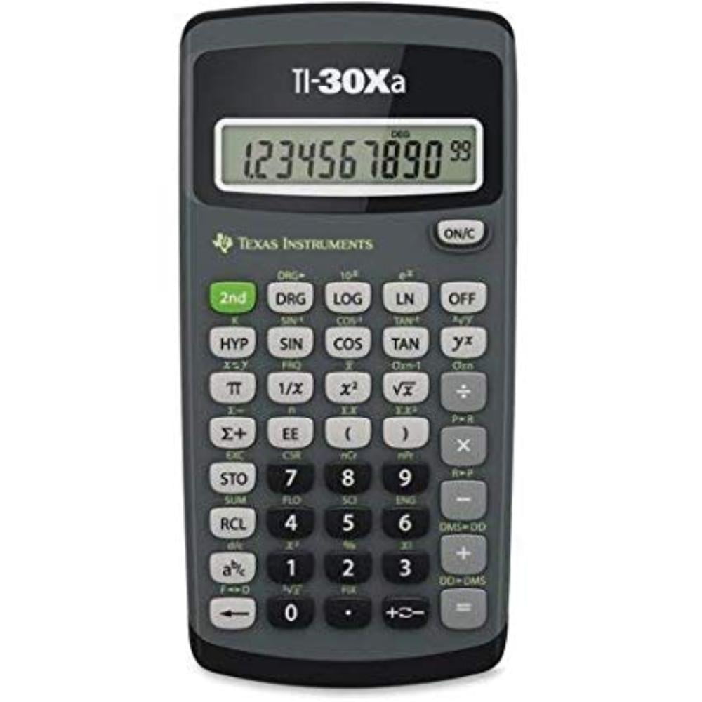 TI30XA Student Scientific Calculator, 10digit display; for general