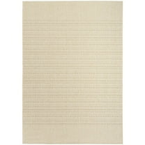 Nourison Home Tulum 5'3" x 7' Cream Outdoor Rug