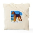 thumbnail image 2 of CafePress - Airedale Terrier Tote Bag - Unisex Canvas Tote Bag, Beige, 1-Piece, 2 of 8