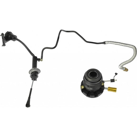 KarParts360 For Ford F-150 Heritage 2004 Clutch Master and Slave Cylinder | Regular Grade | Pre-Bled/Pre-Filled | With Reservoir | Replacement For 2L3Z-7A543-AA, 3L3Z-7A543-AA