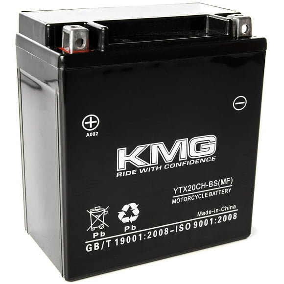 KMG 12 Volts 18Ah Replacement Battery Compatible with Suzuki LT-A500 King Quad 0-2017