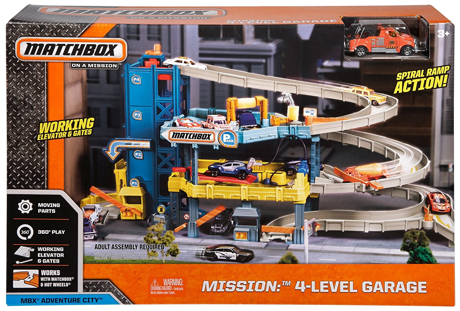 matchbox 4 level garage