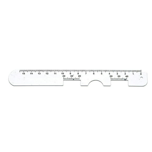 PD Ruler Interpupillary Distance Measuring Device Test Optometry Ruler White
