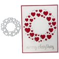 thumbnail image 1 of Troqueles metálicos Lauboruan marco circular de corazones y amor 10 cm, 1 of 1