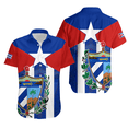 thumbnail image 2 of Camisas de manga corta con botones y estampado 3D de la bandera de Cuba para hombre, camisas de guayabera cubana, camisetas de playa, camisas hawaianas, ropa para hombre, camisetas 2024, 2 of 5