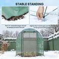 thumbnail image 4 of Portable Greenhouses, Walk-in Tunnel Greenhouse with 2 Support Rods, Green Mini Greenhouses,Steel Small Greenhouses, Garden & Outdoor Garden Supplies Greenhouses Walk-in Tunnel Greenhouse with 2 Supp, 4 of 9